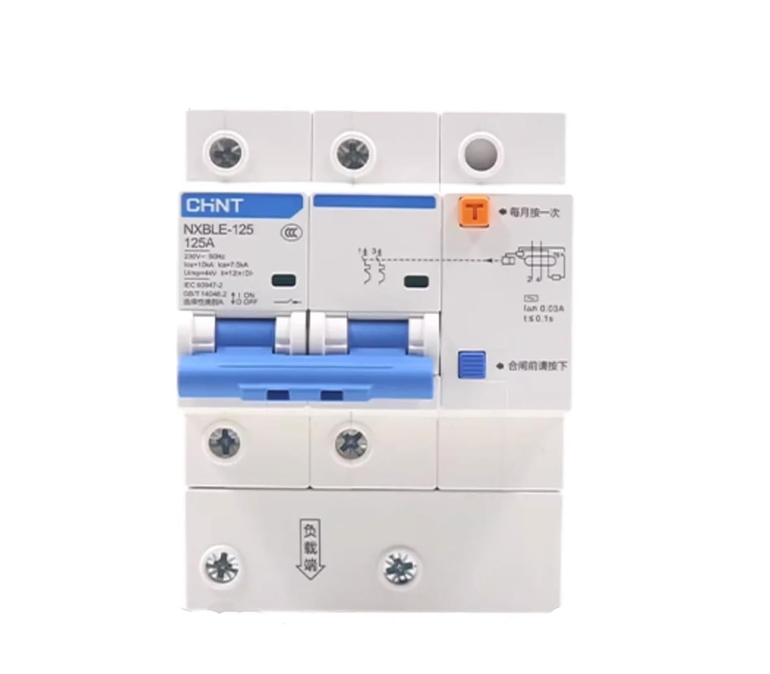 NXBLE-125 2P 125A 漏れプロテクター x 1。