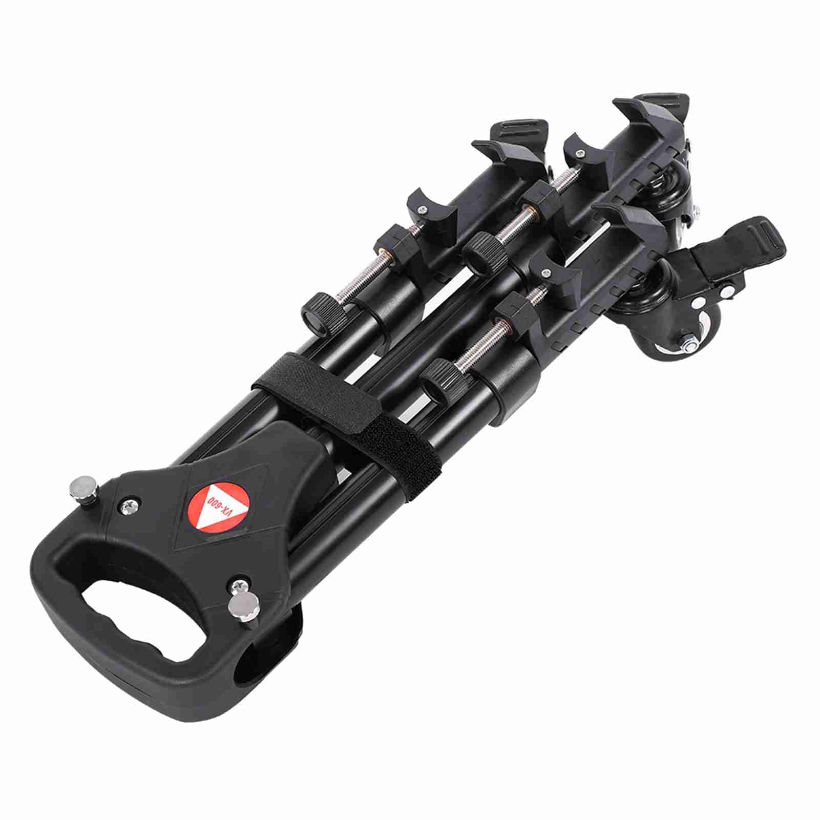 ASHATA Trípode Dolly, Plegable 3 Ruedas Universal Base de Polea para Cámara