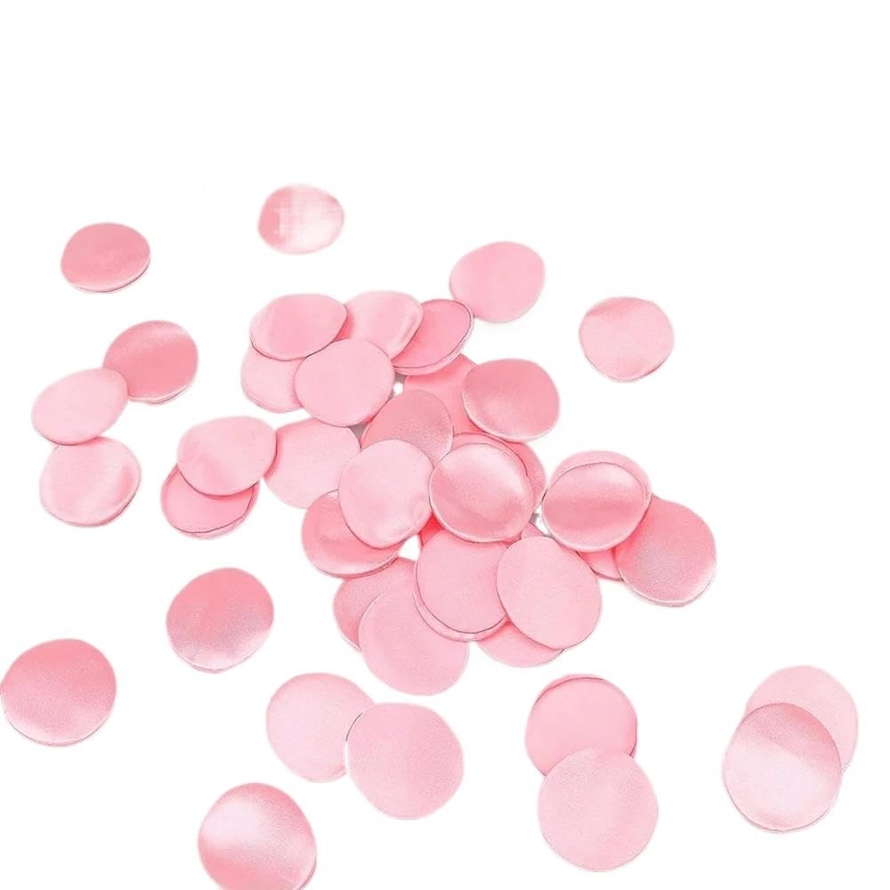 BPABDEITR Artificial Satin Rose Petals Multicolor 1.5-2 Inches 200 Pcs(Roze)