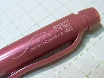 KOKUYO PS-300TPシャープペンシル（フィットカーブ）透明ピンク Amazon.co.jp: KOKUYO 残芯1mmシャープペンシル フィット