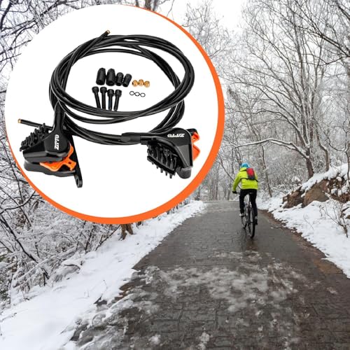 Road Bike Hydraulic Disc Brake Calipers Flat Mount Cycling Accessories Part Easy to Install Universal Front Rear 22mm Piston3