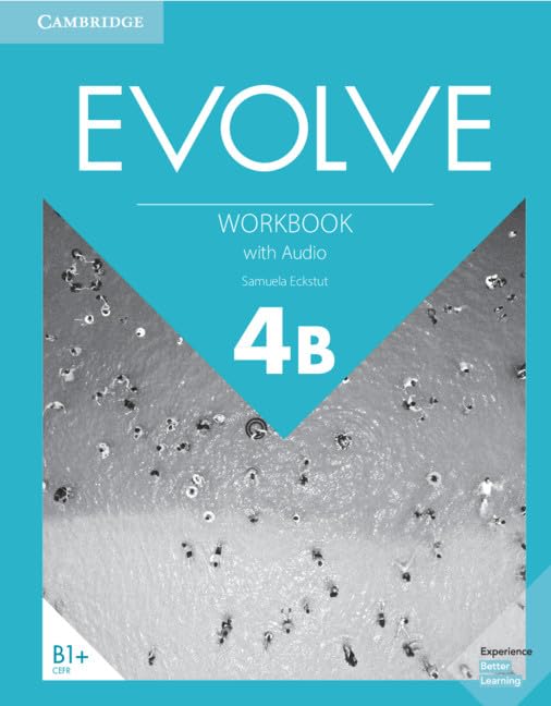  Evolve. Level 4B. Workbook. Con Audio: Includes Downloadable Audio