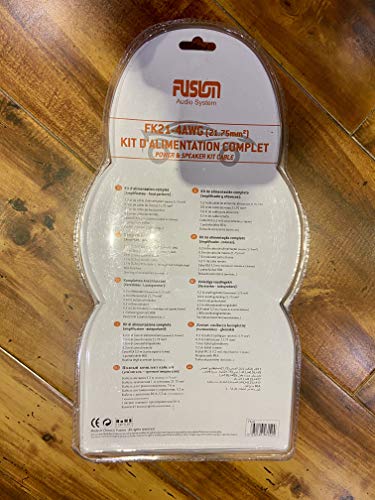 Image of Fusion FK21-4AWG Amplifier Wiring Kit (for High Watt Heavy Audio Sub-Woofer)