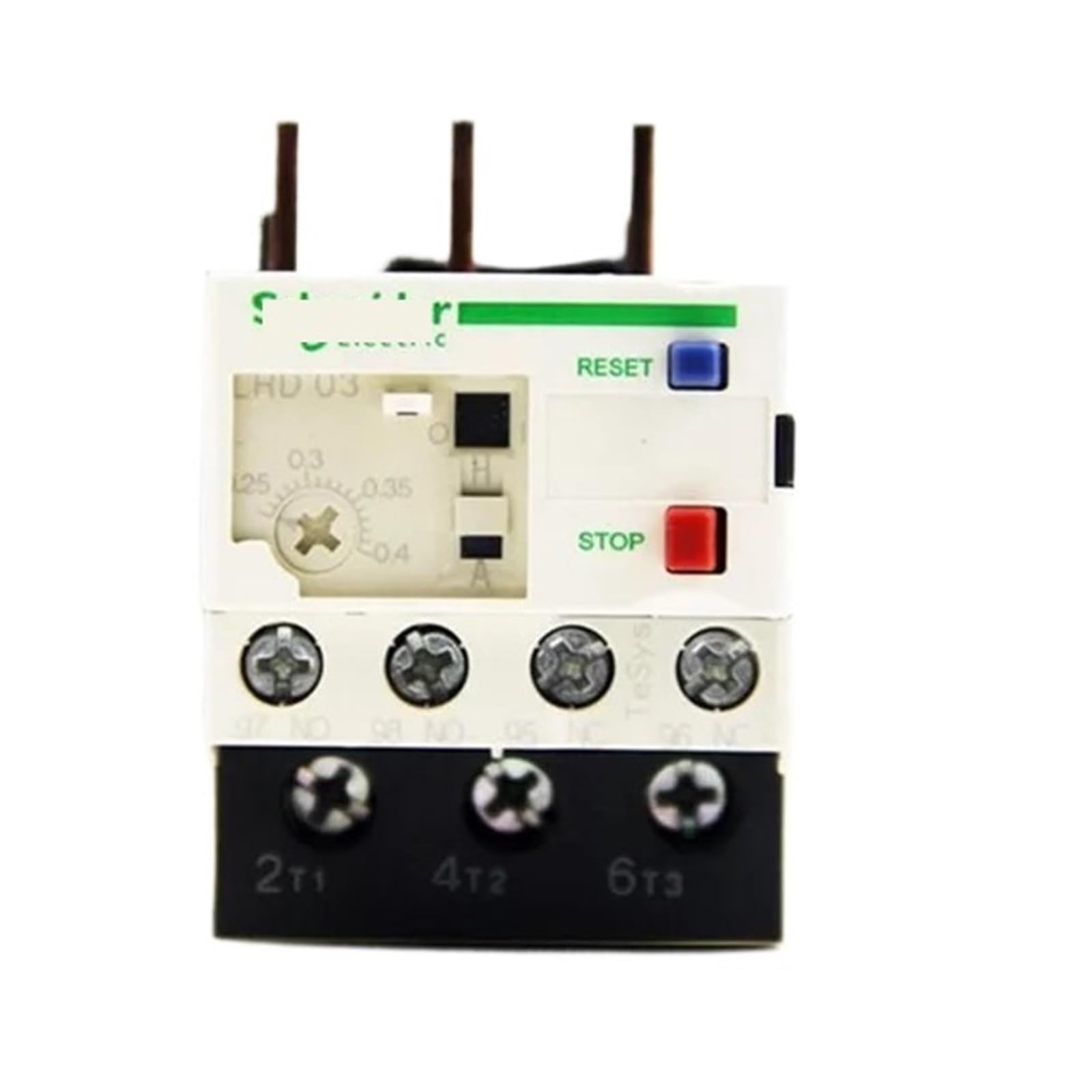 JJHQOKYNA Thermal Overload Relay LRD01C 0.1-0.16A LRD03C .25-0.40A LRD08C 2.5-4A(LRD03C 0.25-0.40A)