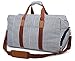 Ulgoo Carry On Tote Bag for Woman Weekend Travel Shoulder Bag in Trolley Handle (New Black)
