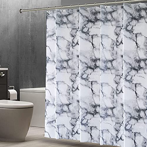 Rideau de douche résistant à la moisissure imperméable lavable motif marbre Cover