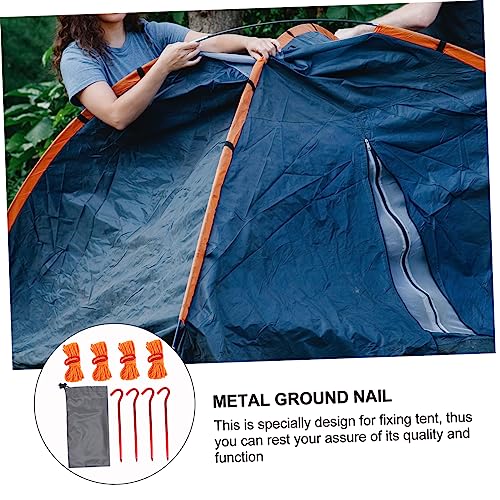 Cuerda de camping y estacas de aluminio reflectantes HANABASS antitropiezos 7