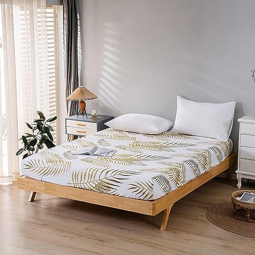 Drap housse 160x200 doux microfibre à grand bonnet de 30 cm