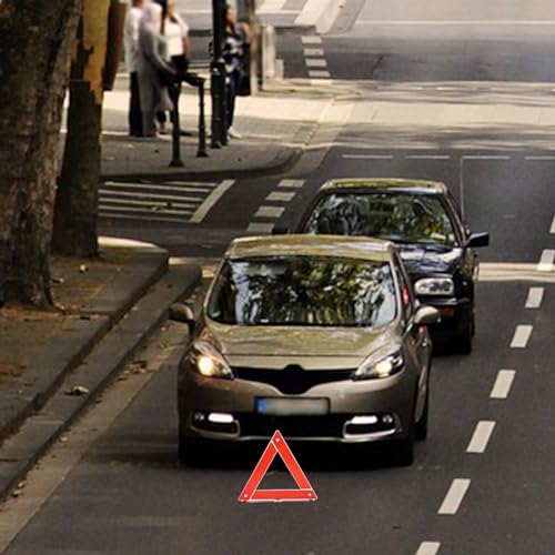 Triángulo de seguridad plegable para vehículos miniatura 6