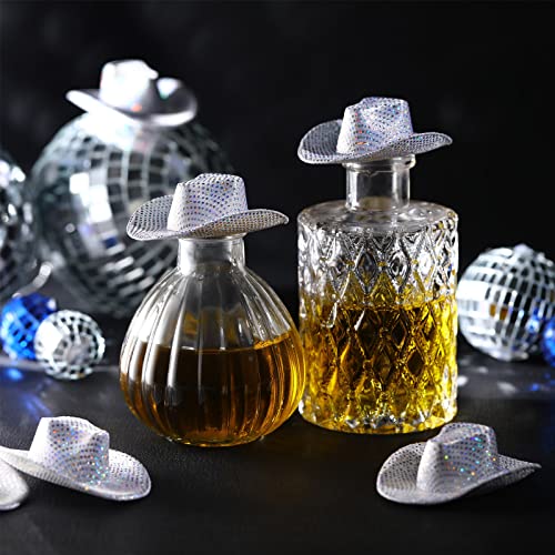 Sotiff NL-SOTIFF-1572 Mini Disco Cowboy Hat Tiny Light Up Holographic Space Cowgirl Hat Neon Party Decor thumb #4
