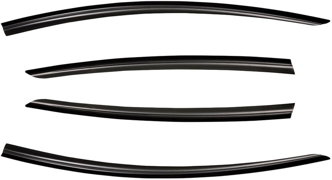 Window Deflector Fit for Tes1a Model Y 2020-2024 2 Door Window Rain Guards Tape on