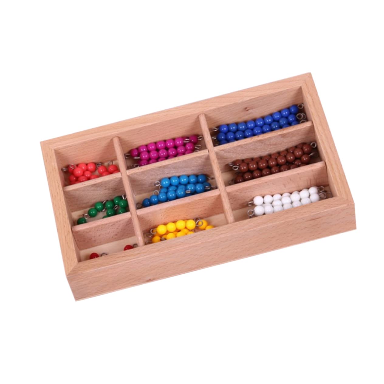 KOMBIUDA Perline Colorate per Kit Diy per Braccialetti e Collane Giochi Educativi per Ragazze con Perline Acriliche Multiformi e Stimolo Coordinazione Mano Occhio