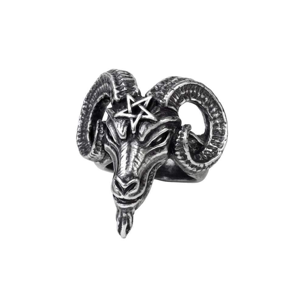 Alchemy Gothic Baphomet Unisex Ring Standard