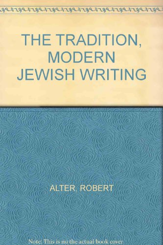 After the Tradition. Essays on Modern Jewish Wr... B001SHV7YW Book Cover