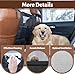 ADLLHO Dog Barrier for SUV, Car Net for Dogs with Adjusting Rope and Hook, Sturdy Mesh Backseat Car Divider for Small and Medium-Sized Dogs,Black