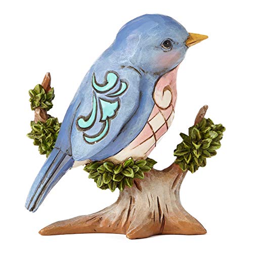 Enesco Jim Shore HWC Mini Bird On Branch Figurine