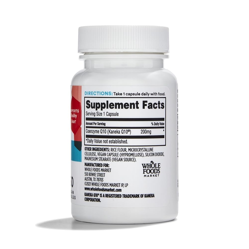 365 by Whole Foods Market, CoQ10 200mg, Vegan, 60 Count — Amazon image 2