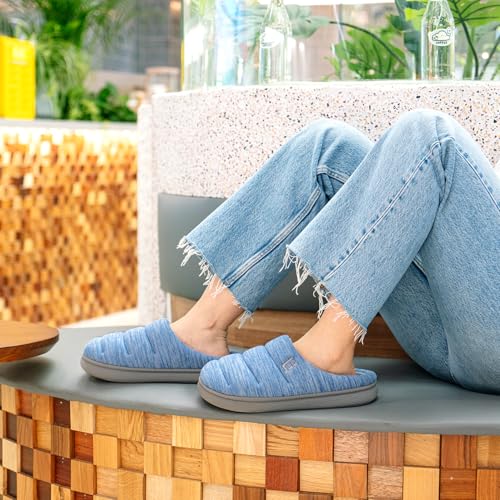 LongBay Women's House Slippers Ultra-Soft Memory Foam Bedroom Shoes Slip On Clogs for Indoor Outdoor2