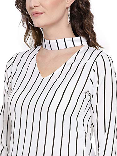 Image of Berrylush Solid A-Line Top for Women