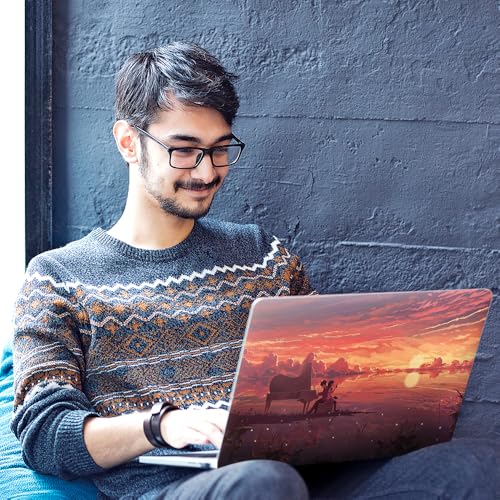 Image of Galaxsia Scenery D8 Top+Wrist Pad Vinyl Laptop Skin /Sticker /Cover Upto 15.6 Inches Laptops Laminated-Removable-HD Quality Compatible for Hp-Dell-Sony-Lenovo-Asus etc.(15x10 Inches)