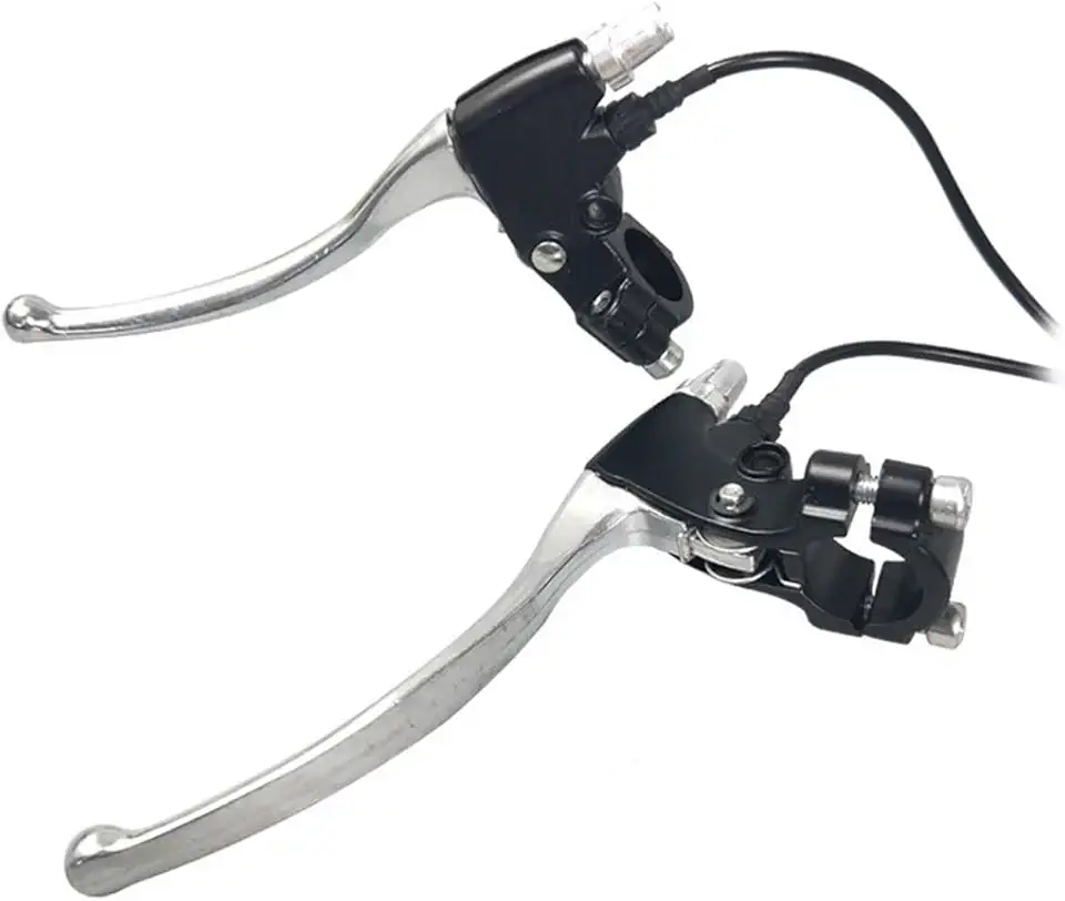 Alavancas de freio de scooter elétrica com interruptor de corte elétri