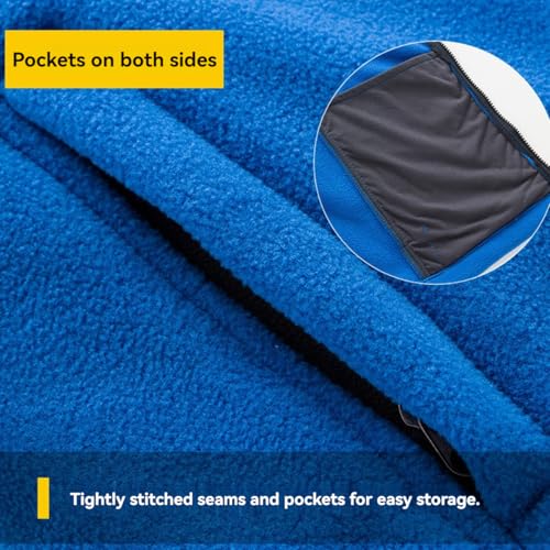 Custom Embroidered Name & Logo Midweight Fleece Jacket for Men & Women Personalized Fleece Jacket Coats3