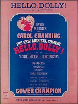 1963 HELLO DOLLY! Sheet Music JERRY HERMAN Carol Channing PIANO VOCAL GUITAR