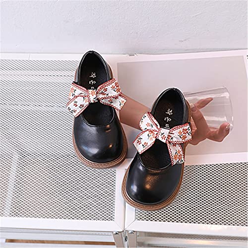 sfdgfhyf Baby Round Toe Sneakers Girls Dress Shoes Cute Satin Ankle Tie Flower Girls Wedding Sparkly Birthday Party Bow2