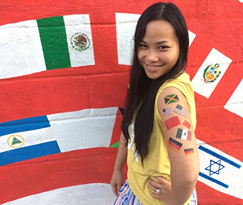 40 Tattoos: Mexican Flag, Mexico Party Favors #TOP3