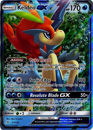 Pokemon Keldeo GX - 47/236 - Ultra Rare