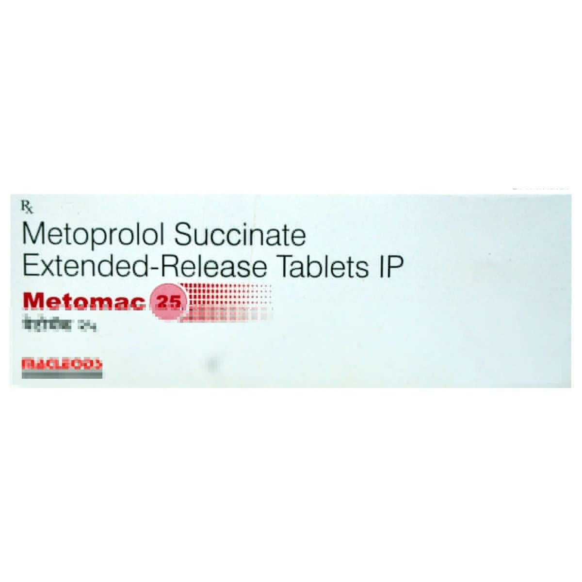 Metomac 25 - Strip of 10 Tablets