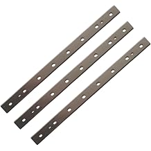 12 1/2 inch Planner Blades Replacement HSS Plainer Blades Planer Knives for DeWalt DW734 DW7342 Planer Set of 3