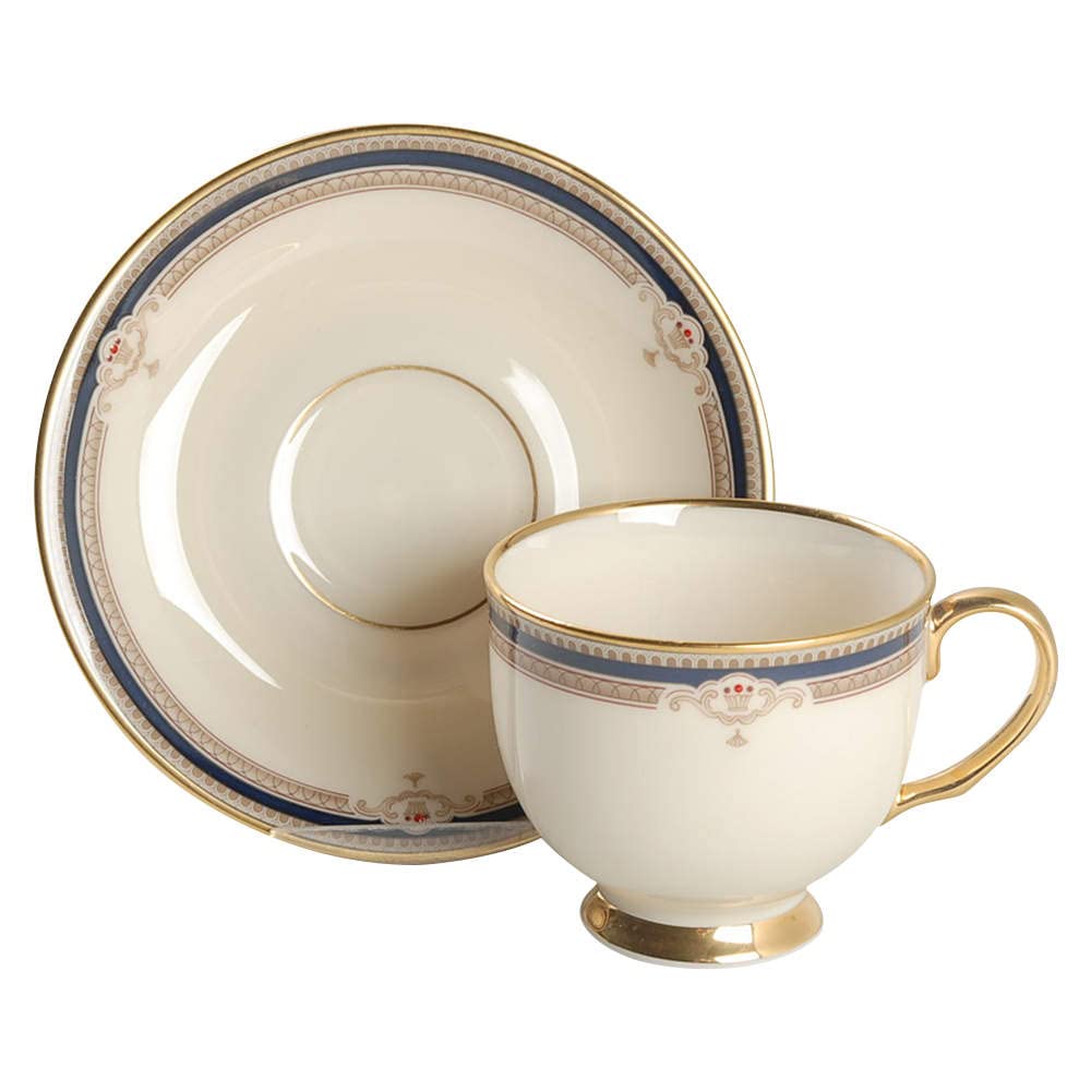 Amazon | Lenox Buchanan Cup & Saucer | Lenox | カップ＆ソーサー