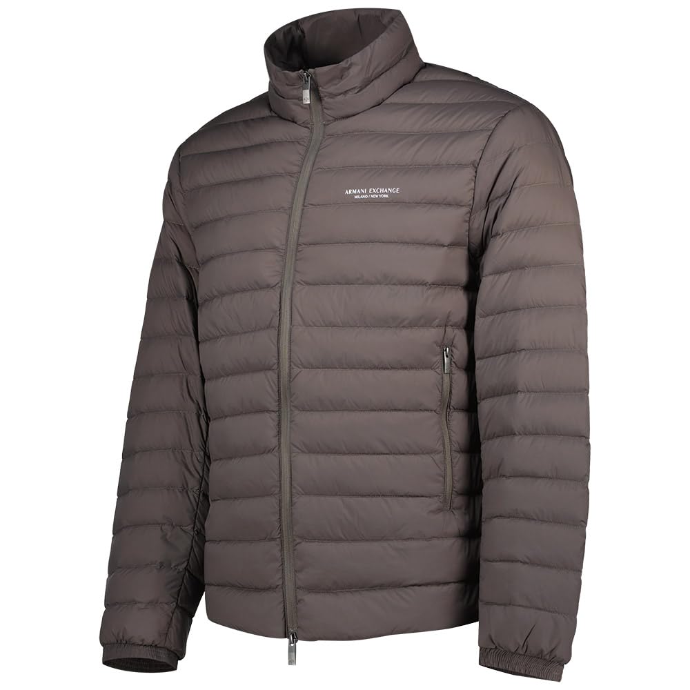 Armani Exchange Essential, Light Padding Milano-New York Side Logo Chaqueta para Hombre