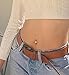 QWALIT Silver Belly Piercing Kit Belly Button Piercing Kit Self Disposable Bellybutton Piercings Kits Navel Piercings Gun with Surgical Steel Hypoallergenic Dangle Navel Rings at Home