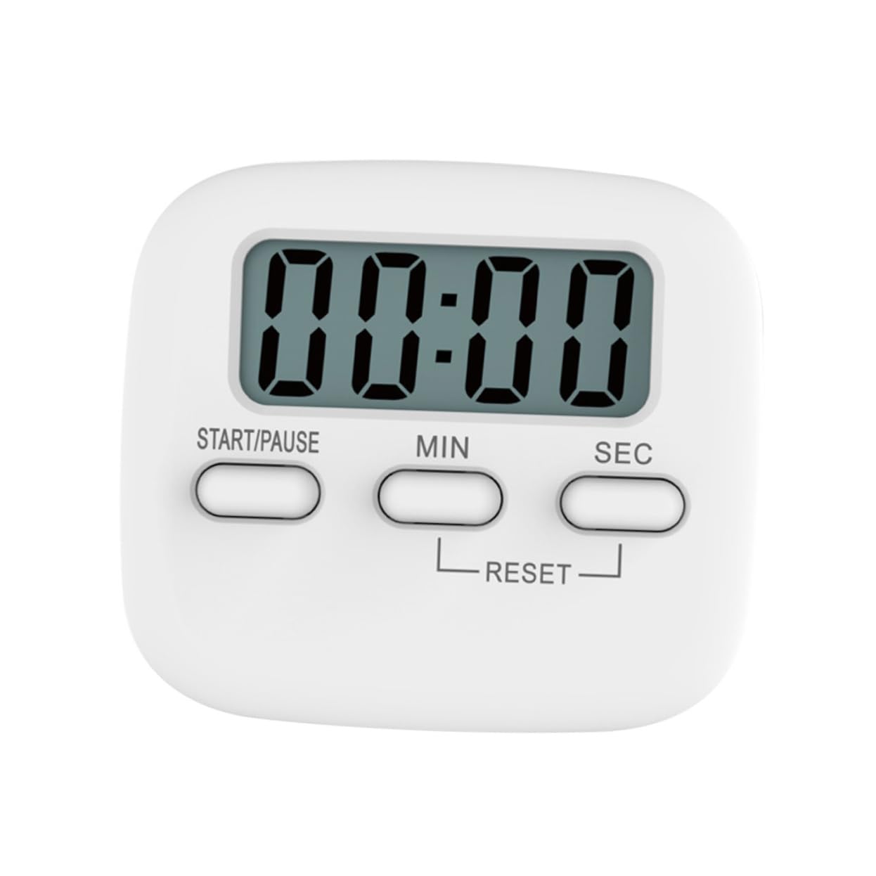 6 Pz Orologio Timer Da Cucina Digitale Timer Da Tavolo Orologi Digitali Tappetini Per Lavello Da Cucina Orologio Digitale Timer Digitali Sveglia Orologio Per Ufficio Bianca Amosfun