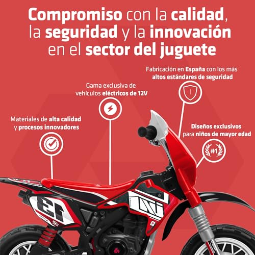 Variante de Moto Eléctrica Niños Injusa Thunder Max