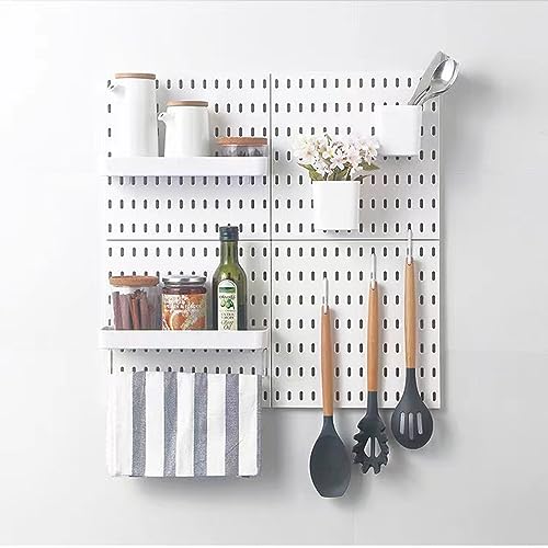 Panneaux perforés muraux de rangement avec kit de fixation complet - 7