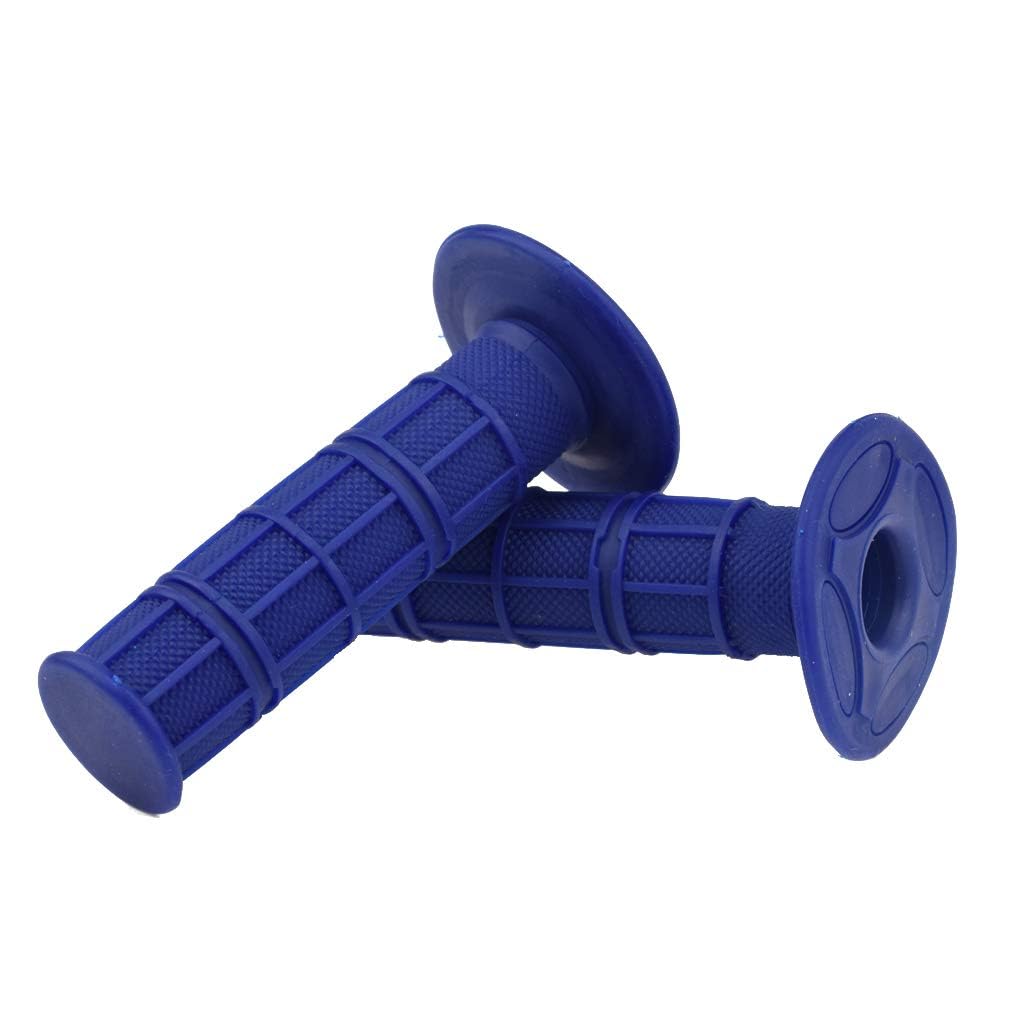 HIAORS 7/8 Inches Universal Motorcycle Grips Hand Grips for YZ80 YZ85 YZ125 YZ250 YZ426F 450F Pit Dirt Bike Off Road Motorcycle Blue