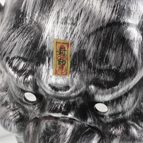 Masque Tengu de samouraï rigide en plastique robuste pour déguisement - 3