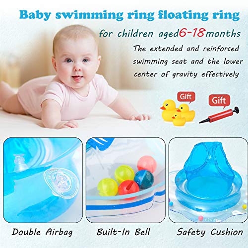 Baby Floats for Pool, Baby Swimming Floats with Safety Seat, Swim Training for Baby of 6-18 Months - Thumbnail 5