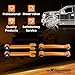 maXpeedingrods Adjustable Front Control Arms for Jeep TJ XJ ZJ with 0-4