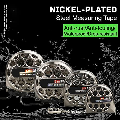 Cinta métrica retráctil de acero inoxidable 7.5 m x 25 mm miniatura 3