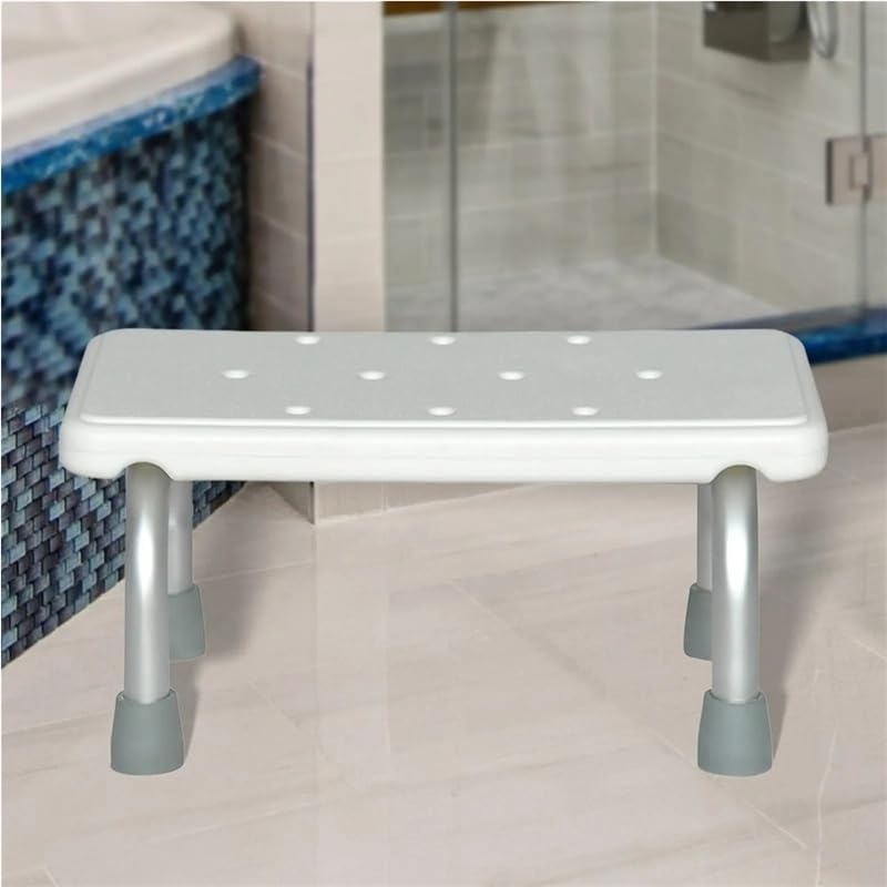 Reposapiés de plástico for adultos, taburete de baño con escalón elevado, ayuda for sentadillas, taburete de baño portátil, taburete de baño resistente for adultos, reposapiés antideslizante.