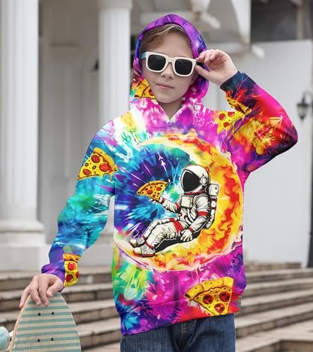 Image of Belovecol Boys Hoodies 3D Printed Hooded Sweatshirts with Pocket for 6-16Y