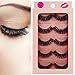 DAODER Thick Short 3D Mink Lashes 5 Pairs False Eyelashes Pack Volume Hand-made Reusable Soft Fake Eye Lashes