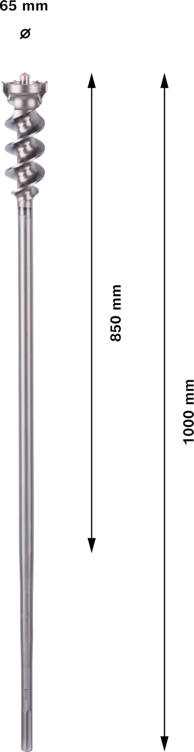 Bosch 1 618 596 460 - Brocas para taladros pasantes SDS-max -9 break through, 65 x 850 x 1000 mm, pack de 1