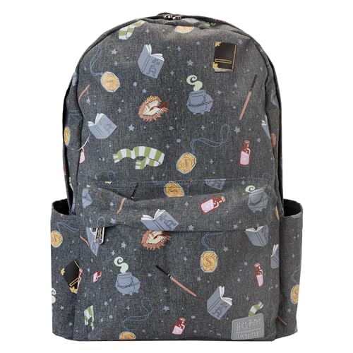 Loungefly - Harry Potter Backpack - Harry Potter - Exclusiva Amazon - Bolso Coleccionable - Idea de Regalo- Mercancia Oficial - para Chicos, Chicas Hombres y Mujeres - Movies Fans