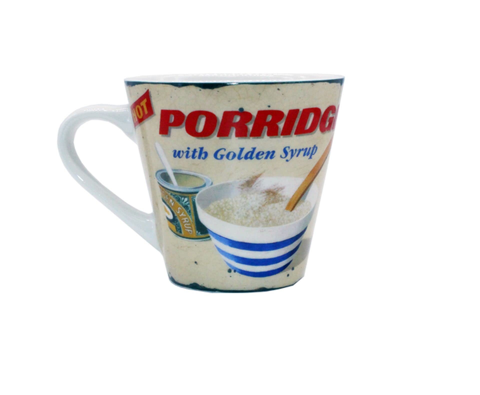 Martin Wiscombe Stoneware Art Mug 250ml - Hot Porridge with Golden Syrup
