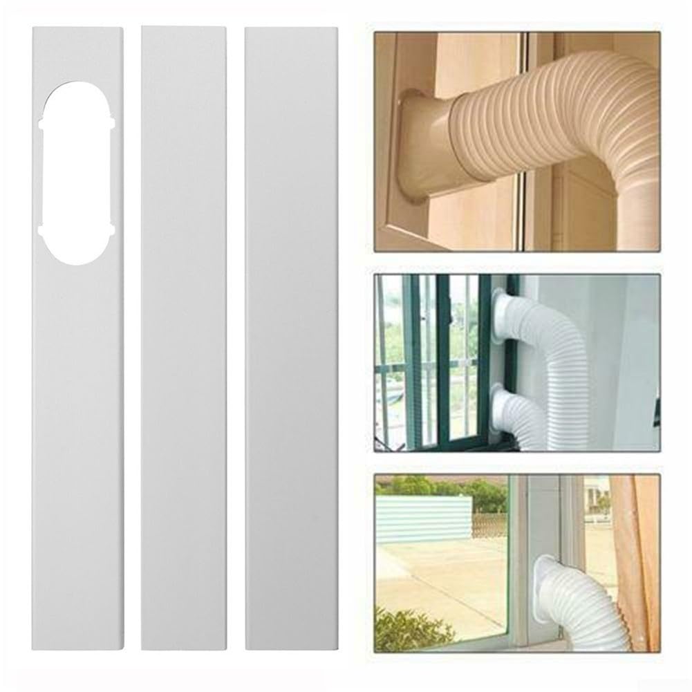 Matériau pour plaque coulissante de fenêtre pour climatiseur, installation facile (3 pièces)